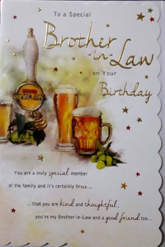 Picture of SPECIAL BROTHER IN LAW ON YOUR BIRTHDAY CARD